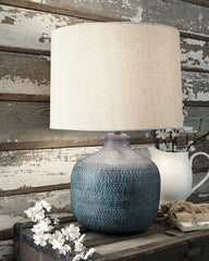 A2Z Furniture - Ashley Furniture - Malthace Lighting - Table Lamp (Set of 2) / Patina - L207304X2