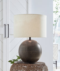 A2Z Furniture - Ashley Furniture - Hambell Lighting - Table Lamp (Set of 2) / Black/Gold Finish - L207434X2