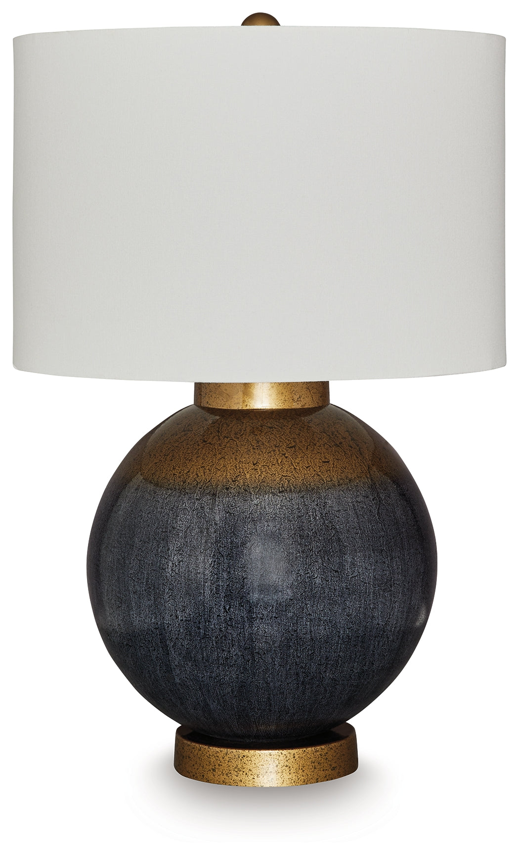 A2Z Furniture - Ashley Furniture - Adara Lighting - Metal Table Lamp (1/CN) / Blue/Gold Finish - L207564