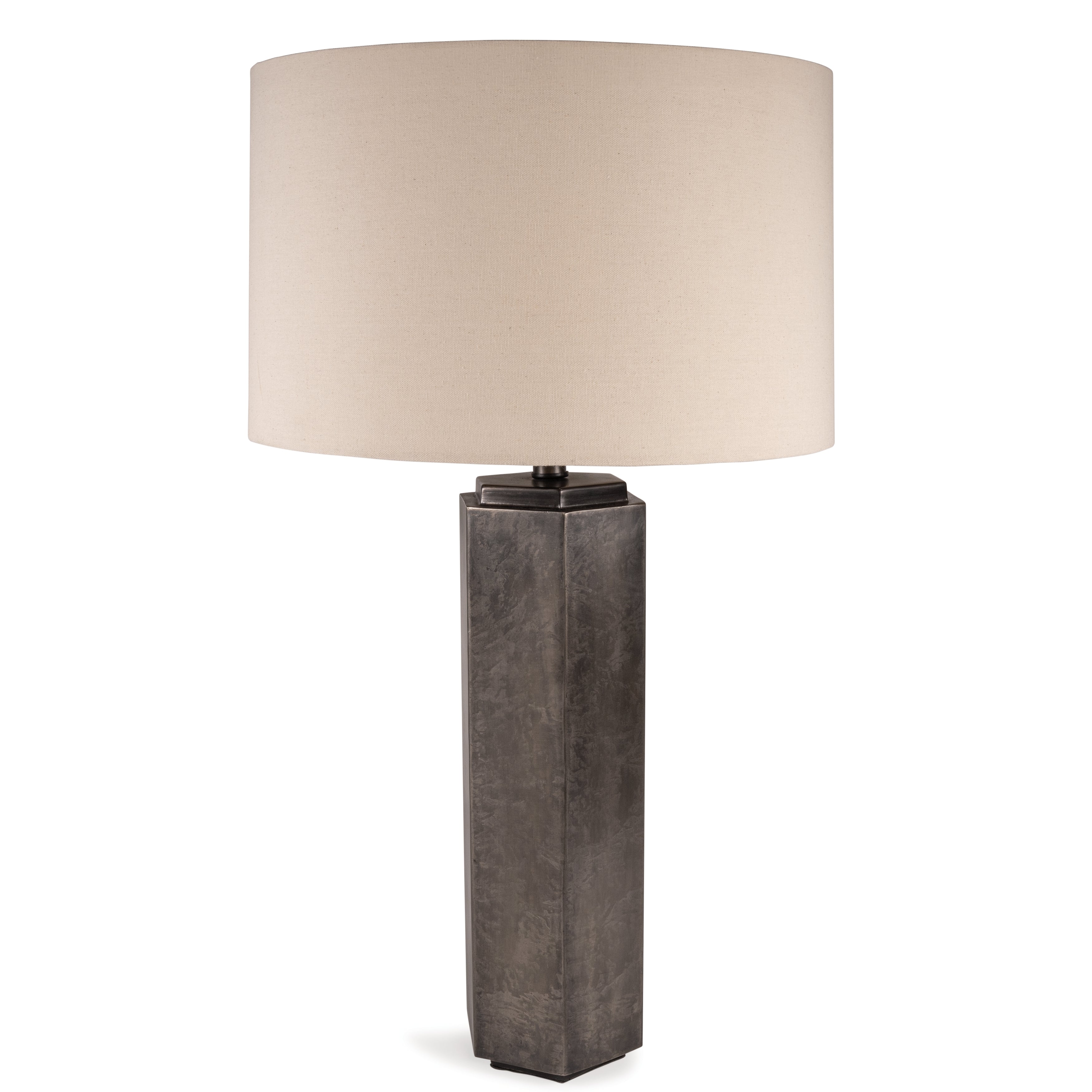 A2Z Furniture - Ashley Furniture - Dirkton Lighting - Table Lamp (Set of 2) / Antique Pewter - L208324X2