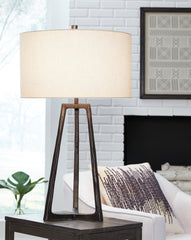 A2Z Furniture - Ashley Furniture - Ryandale Lighting - Table Lamp (Set of 2) / Antique Pewter Finish - L208334X2