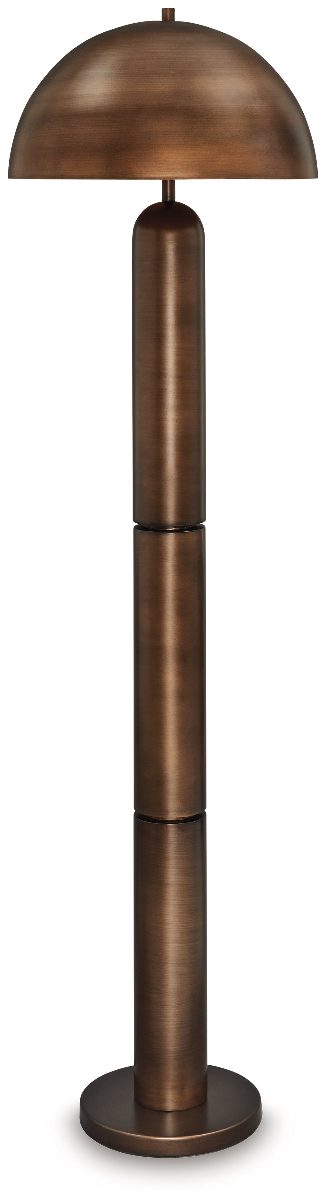A2Z Furniture - Ashley Furniture - Wendfield Lighting - Metal Floor Lamp (1/CN) / Antique Copper Finish - L208431