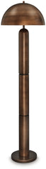 A2Z Furniture - Ashley Furniture - Wendfield Lighting - Metal Floor Lamp (1/CN) / Antique Copper Finish - L208431