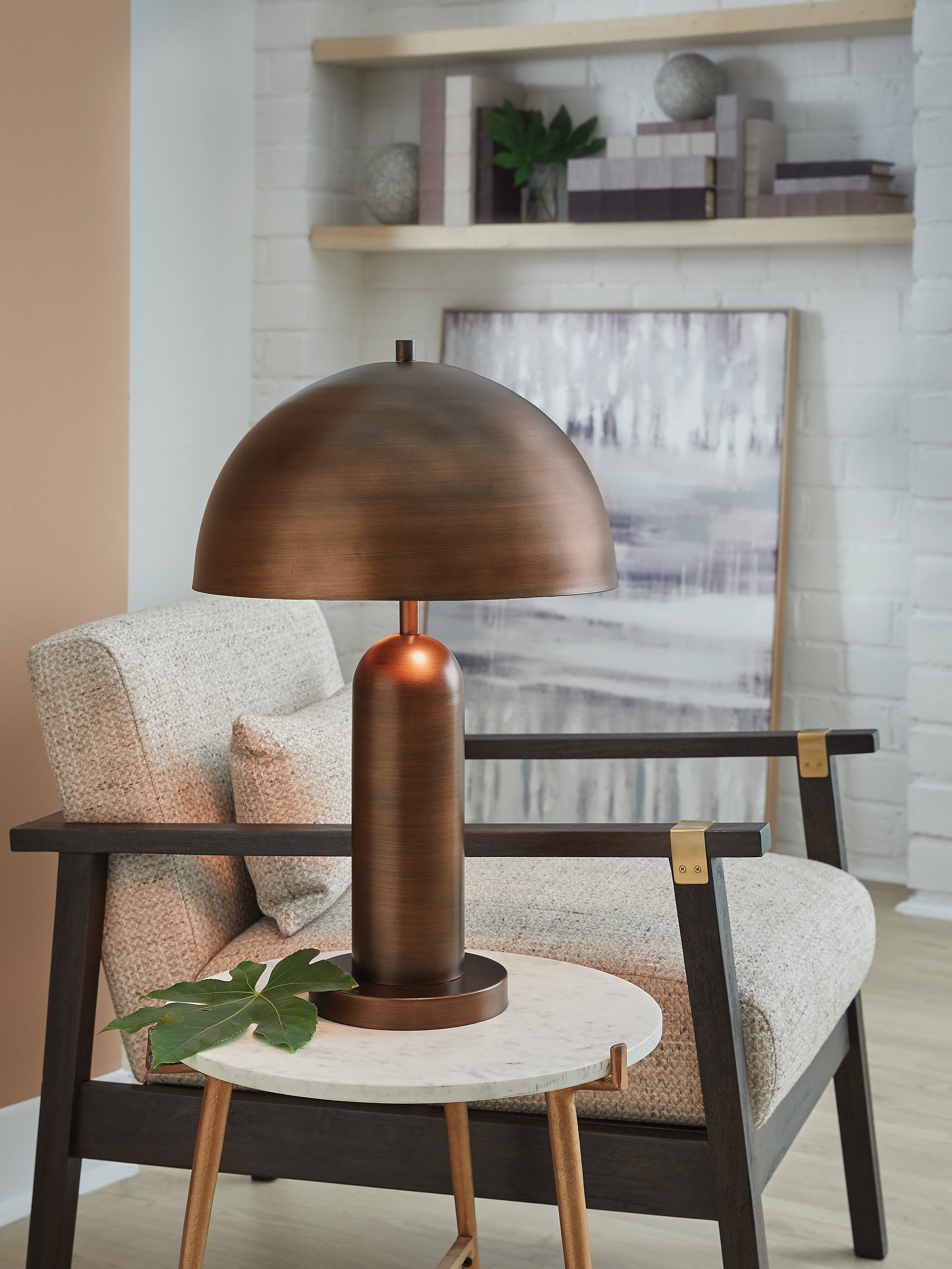 A2Z Furniture - Ashley Furniture - Wendfield Lighting - Metal Table Lamp (1/CN) / Antique Copper Finish - L208434