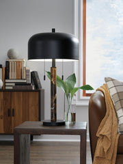 A2Z Furniture - Ashley Furniture - Alanbert Lighting - Metal Table Lamp (1/CN) / Brown/Black - L208454