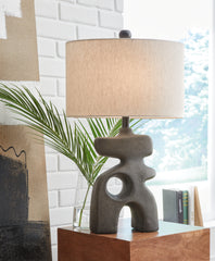 A2Z Furniture - Ashley Furniture - Danacy Lighting - Table Lamp (Set of 2) / Distressed Black - L235754X2