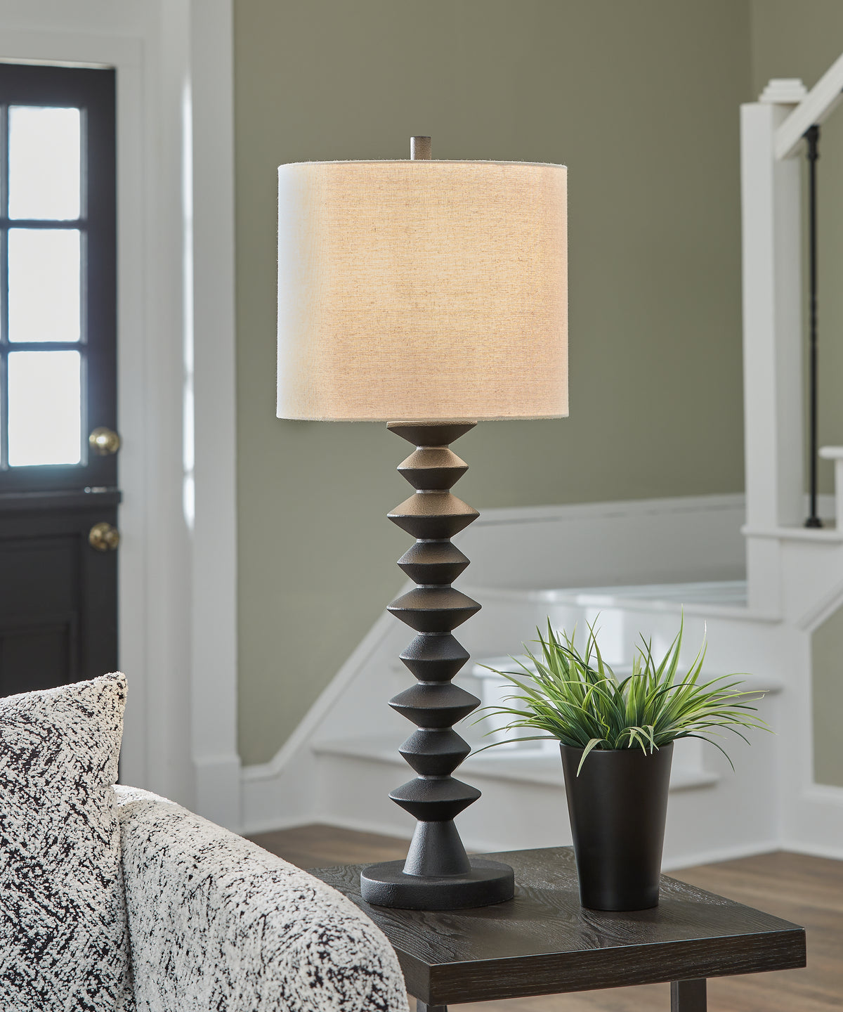 A2Z Furniture - Ashley Furniture - Luanndon Lighting - 2-Piece Lamp Set / Black - L235783X2