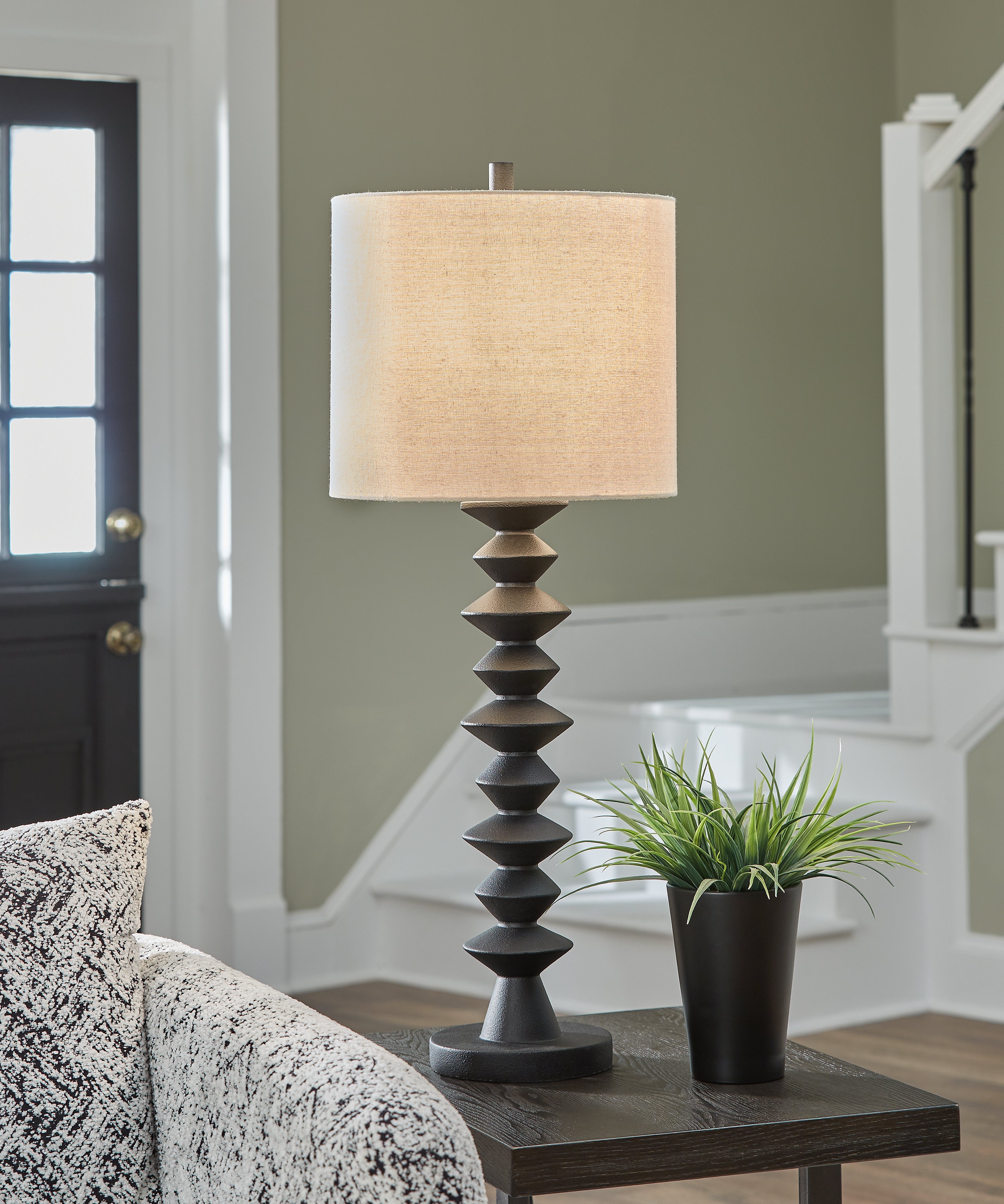 A2Z Furniture - Ashley Furniture - Luanndon Lighting - 2-Piece Lamp Set / Black - L235783X2