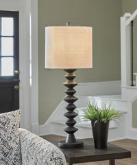 A2Z Furniture - Ashley Furniture - Luanndon Lighting - 2-Piece Lamp Set / Black - L235783X2