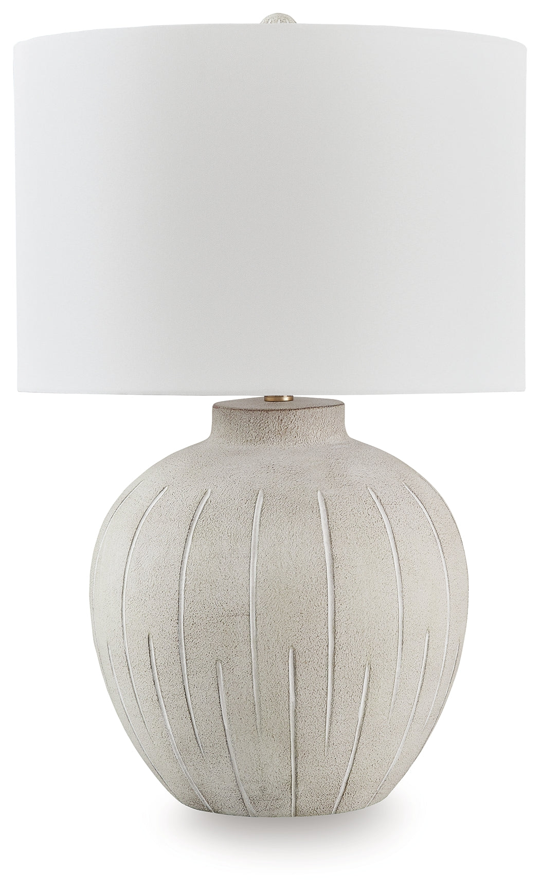 A2Z Furniture - Ashley Furniture - Calbert Lighting - Poly Table Lamp (1/CN) / Warm Gray - L235824