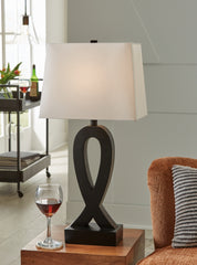 A2Z Furniture - Ashley Furniture - Markellton Lighting - Poly Table Lamp (Set of 2) / Black - L243344