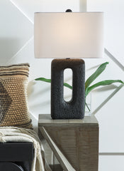 A2Z Furniture - Ashley Furniture - Wimmings Lighting - Poly Table Lamp (Set of 2) / Black - L243654