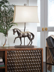 A2Z Furniture - Ashley Furniture - Sandorman Lighting - Poly Table Lamp (1/CN) / Bronze Finish - L317044