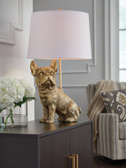 A2Z Furniture - Ashley Furniture - Wadeland Lighting - Poly Table Lamp (1/CN) / Gold Finish - L317054