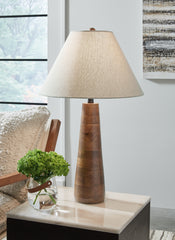 A2Z Furniture - Ashley Furniture - Danset Lighting - Table Lamp (Set of 2) / Brown - L329104X2