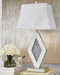 A2Z Furniture - Ashley Furniture - Prunella Lighting - Table Lamp (Set of 2) / Silver Finish - L429034X2