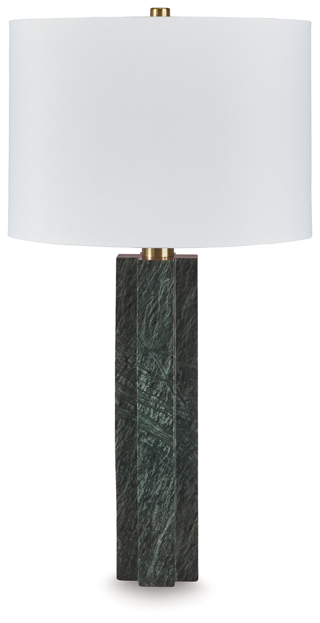 A2Z Furniture - Ashley Furniture - Keegan Lighting - Marble Table Lamp (1/CN) / Green - L429084