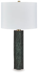 A2Z Furniture - Ashley Furniture - Keegan Lighting - Marble Table Lamp (1/CN) / Green - L429084
