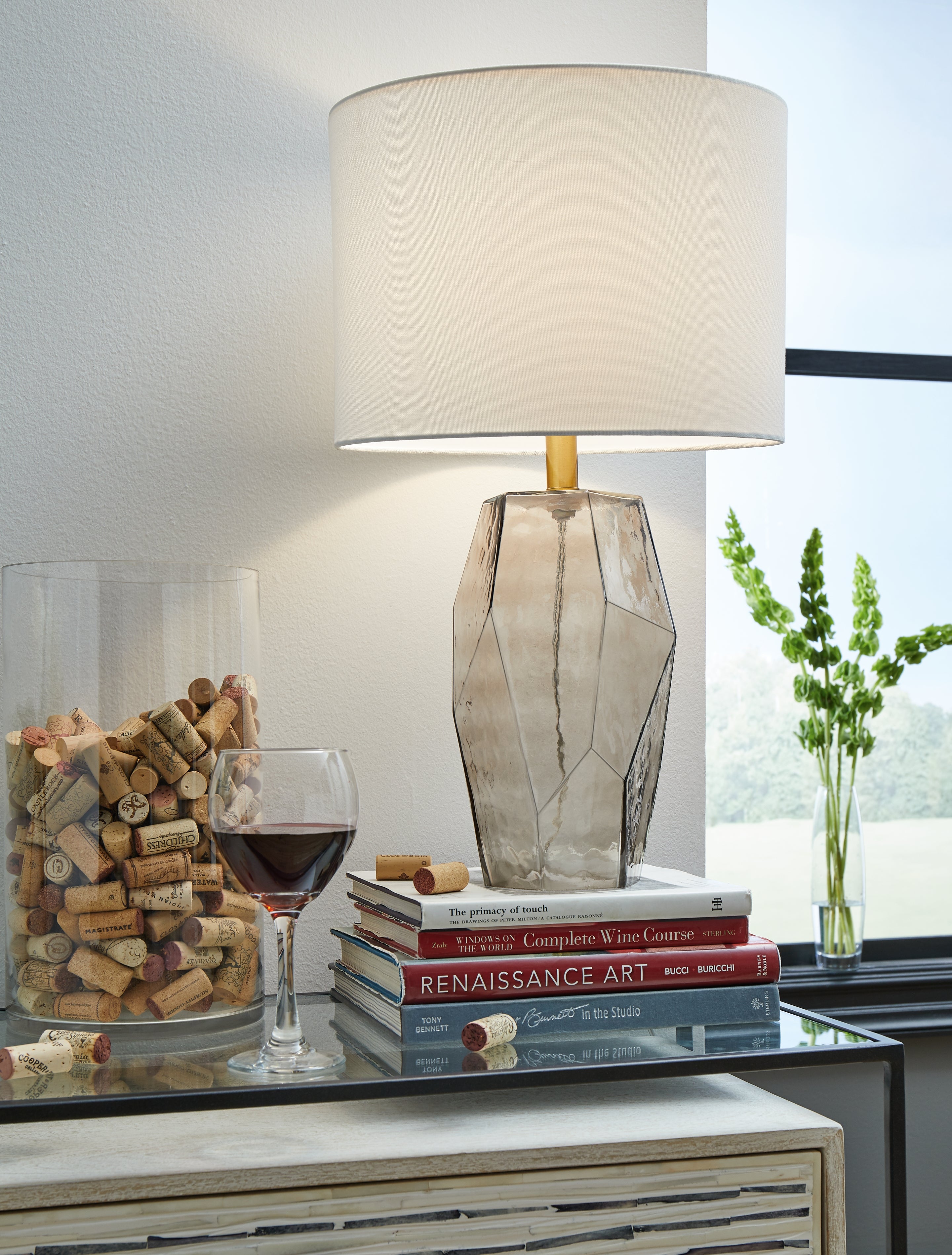 A2Z Furniture - Ashley Furniture - Taylow Lighting - Table Lamp (Set of 2) / Gray - L430794X2