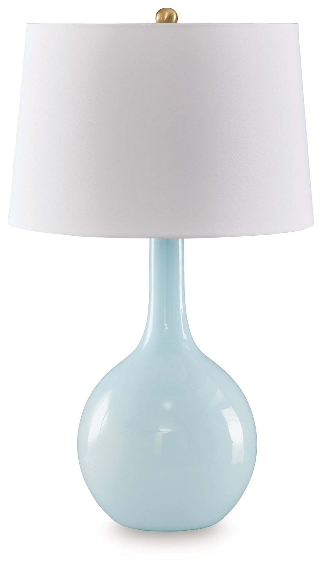 A2Z Furniture - Ashley Furniture - Rylanton Lighting - Glass Table Lamp (1/CN) / Aqua - L430874