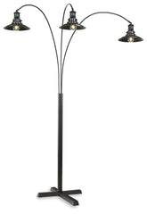 A2Z Furniture - Ashley Furniture - Sheriel Lighting - Metal Arc Lamp (1/CN) / Black - L725059