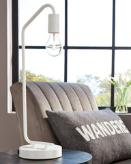 A2Z Furniture - Ashley Furniture - Covybend Lighting - Metal Desk Lamp (1/CN) / White - L734322