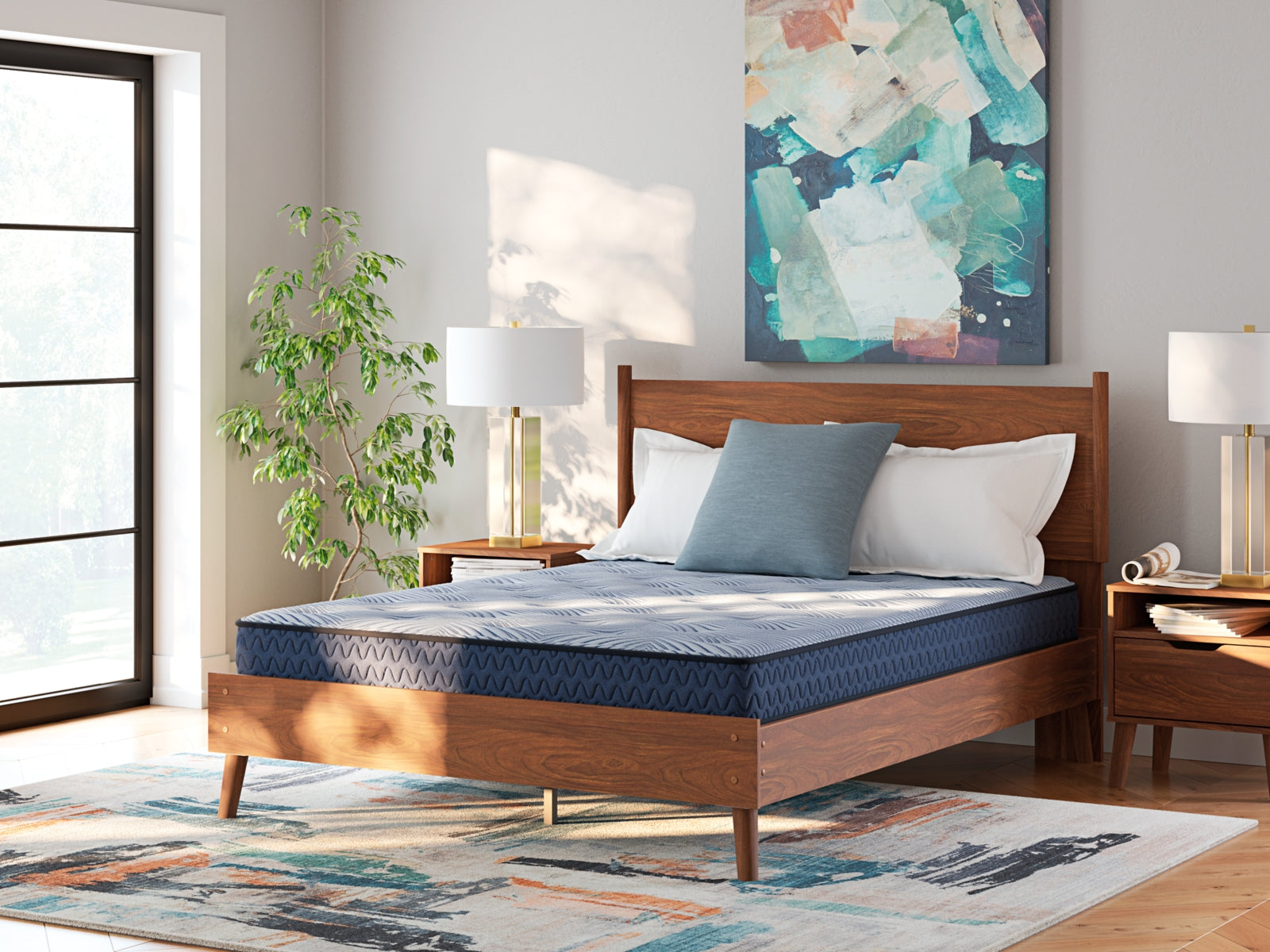 A2Z Furniture - Ashley Furniture - Peak 2.0 Bonnell Mattresses - California King / Light Blue - M20151
