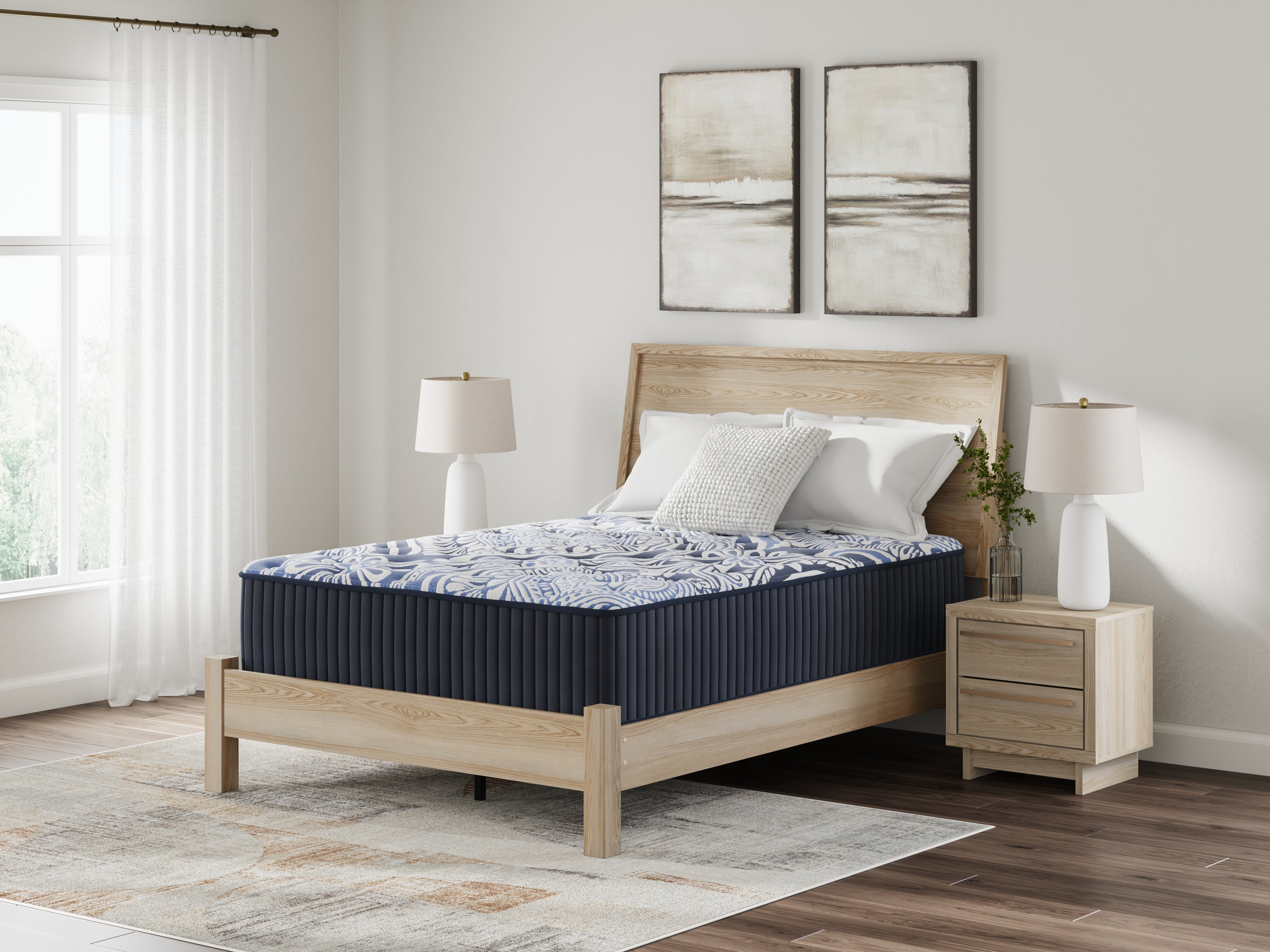 A2Z Furniture - Ashley Furniture - Firm Luxe 2.0 Mattresses - California King / Blue - M49651