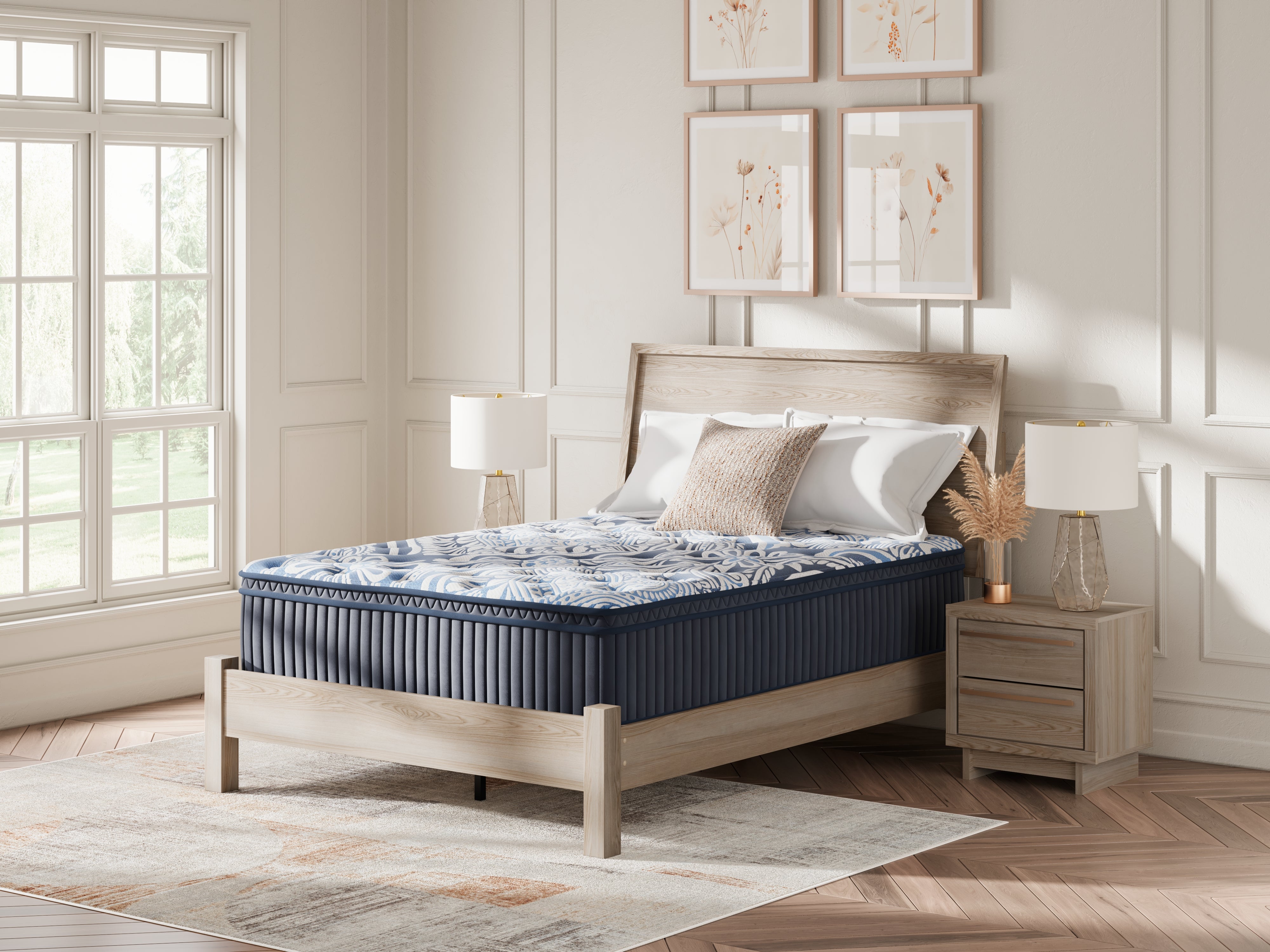 A2Z Furniture - Ashley Furniture - Plush Luxe 2.0 Mattresses - King / Blue - M49741
