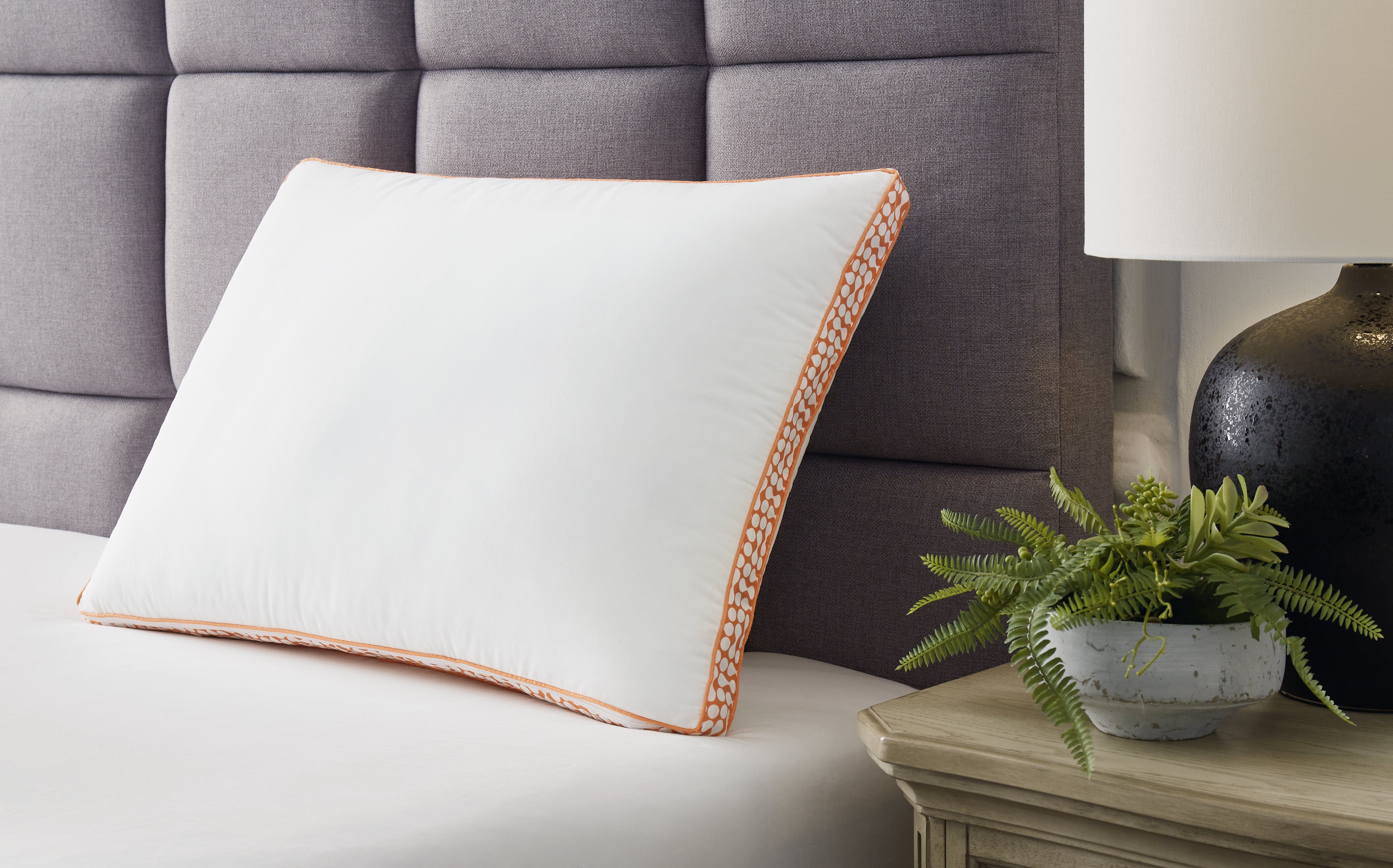 A2Z Furniture - Ashley Furniture - Zephyr 2.0 Pillows - 3-in-1 Pillow / White/Orange - M52112P