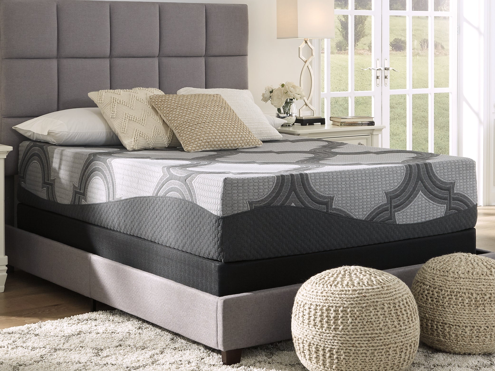 A2Z Furniture - Ashley Furniture - 1100 Series Mattresses - Twin XL / Gray - M52671