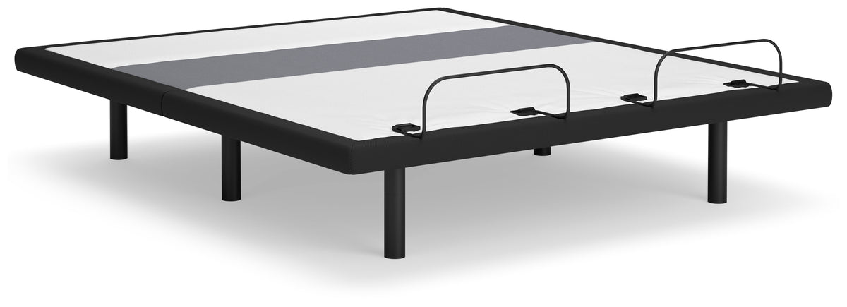 A2Z Furniture - Ashley Furniture - Best Base with Lumbar and Audio King Adjustable Base - King Adjustable Base / Charcoal Gray - M5X542