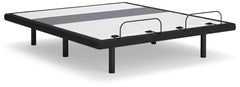 A2Z Furniture - Ashley Furniture - Best Base with Lumbar and Audio King Adjustable Base - King Adjustable Base / Charcoal Gray - M5X542