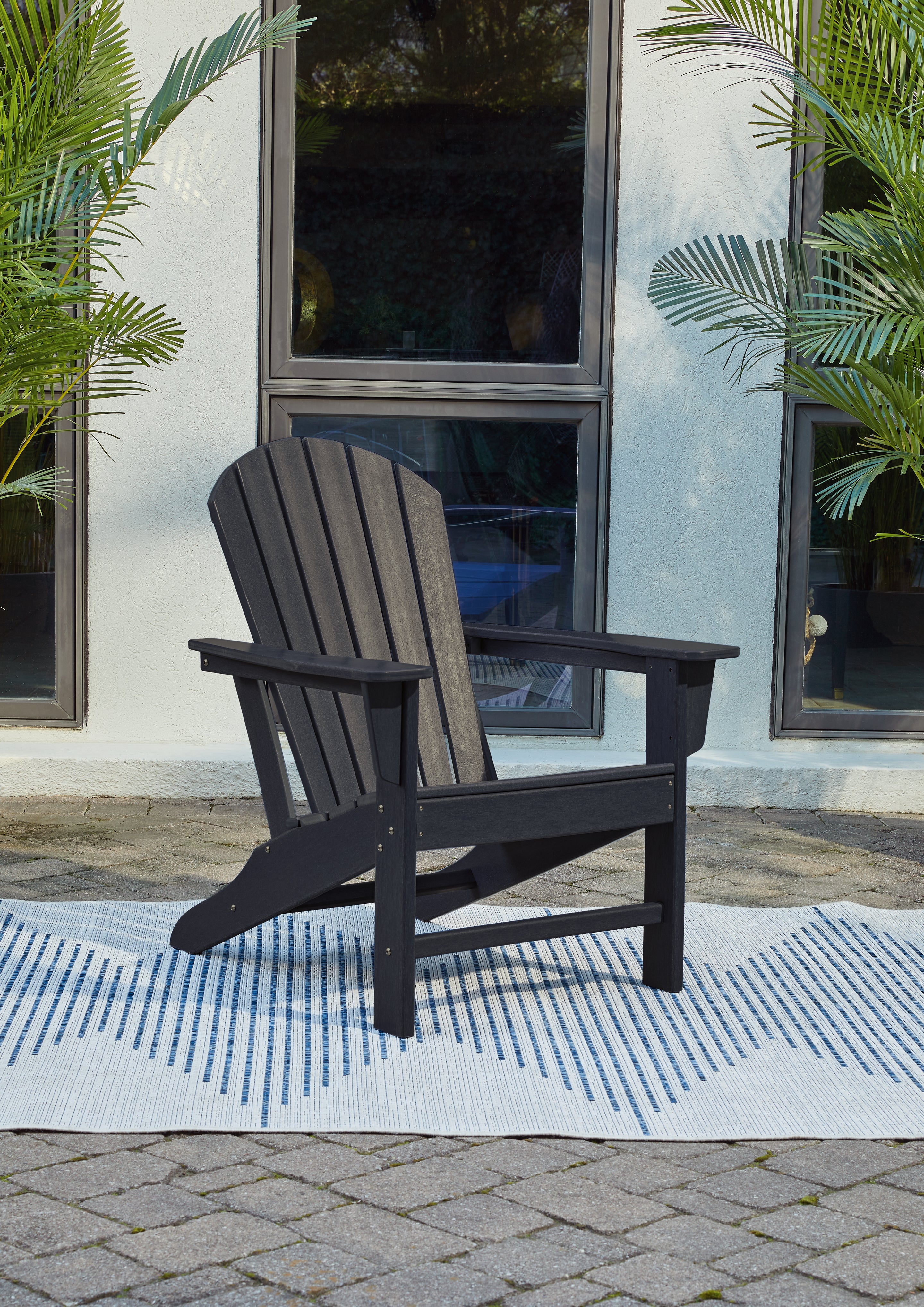 A2Z Furniture - Ashley Furniture - Sundown Treasure Outdoor - Adirondack Chair / Black - P008-898