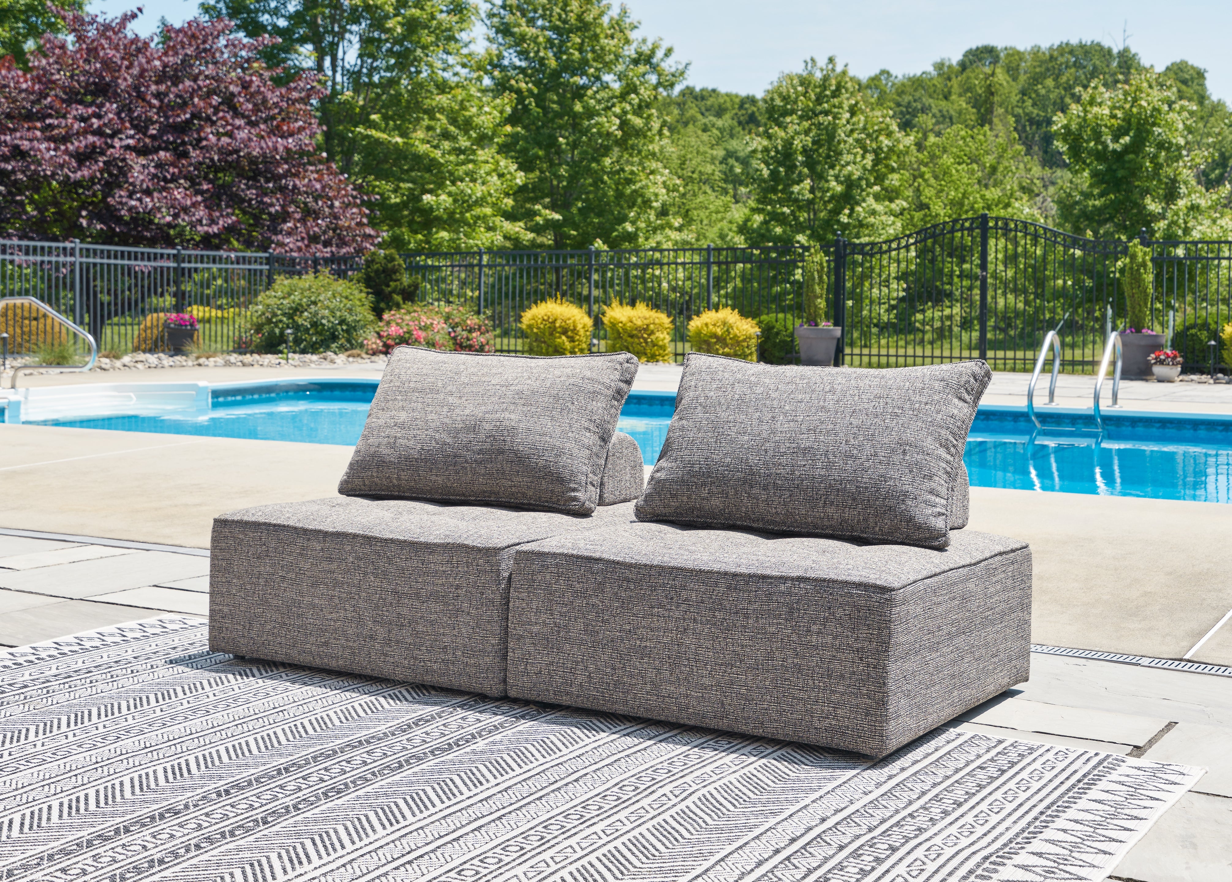 A2Z Furniture - Ashley Furniture - Bree Zee Outdoor - 2-Piece Outdoor Sectional / Brown - P160P3
