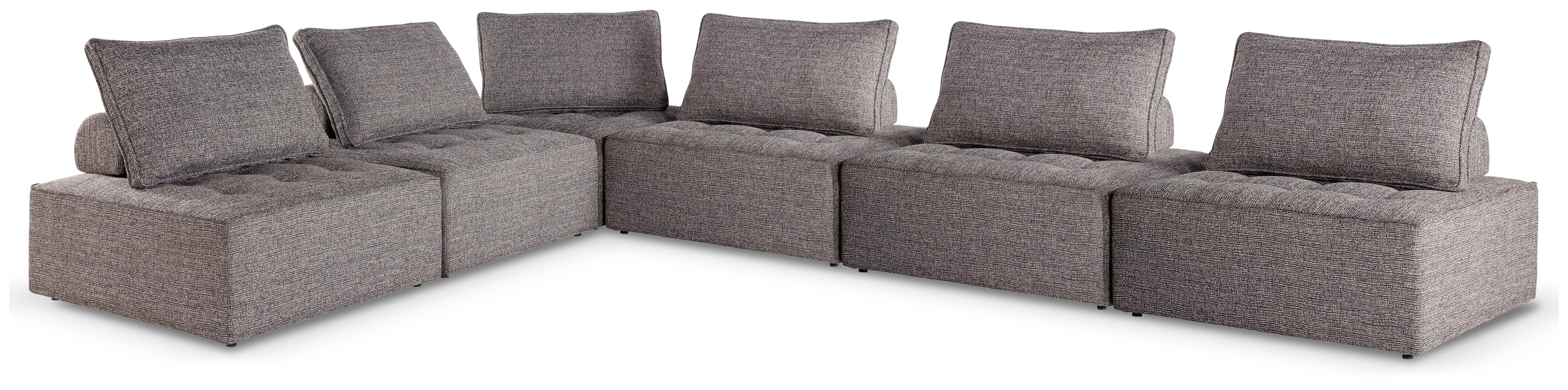 A2Z Furniture - Ashley Furniture - Bree Zee Outdoor - 6-Piece Outdoor Modular Seating / Brown - P160P11