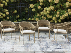 A2Z Furniture - Ashley Furniture - Orchard Beach Outdoor - Arm Chair With Cushion (4/CN) - PCP373-601A