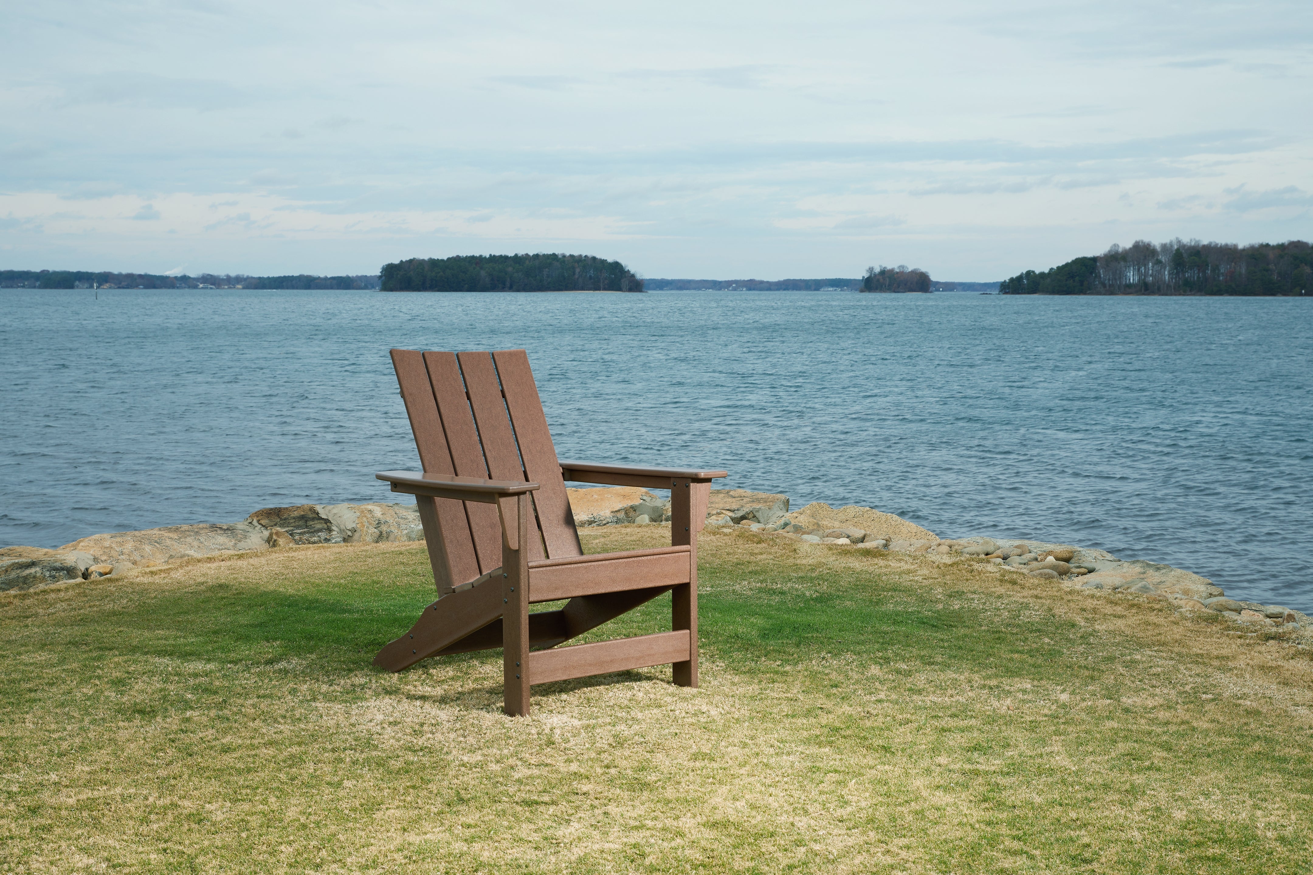 A2Z Furniture - Ashley Furniture - Emmeline Outdoor - Adirondack Chair / Brown - P420-898