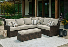 A2Z Furniture - Ashley Furniture - Brook Ranch Outdoor - RECT Multi-Use Table / Brown - P465-625