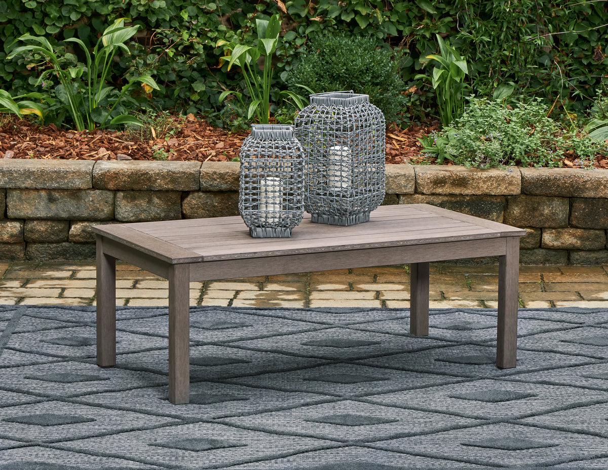 A2Z Furniture - Ashley Furniture - Hillside Barn Outdoor - Swivel Lounge w/ Cushion / Gray/Brown - P564-821