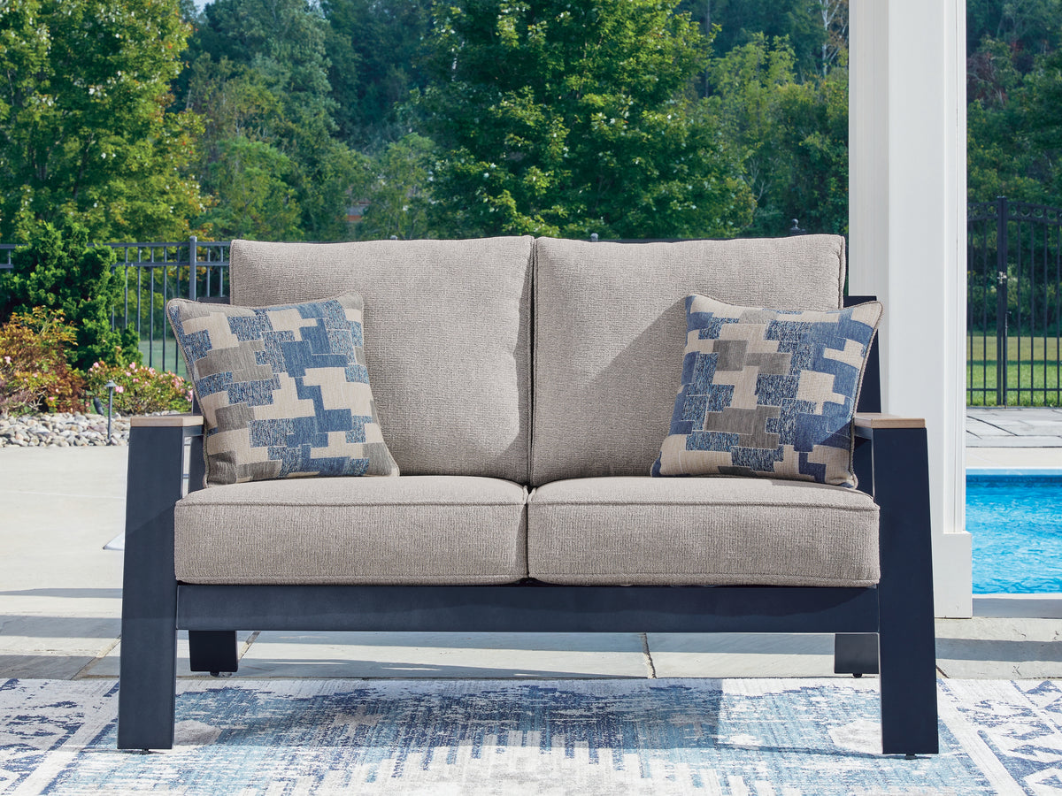 A2Z Furniture - Ashley Furniture - East Beach Outdoor - Loveseat w/Cushion - PCP587-835