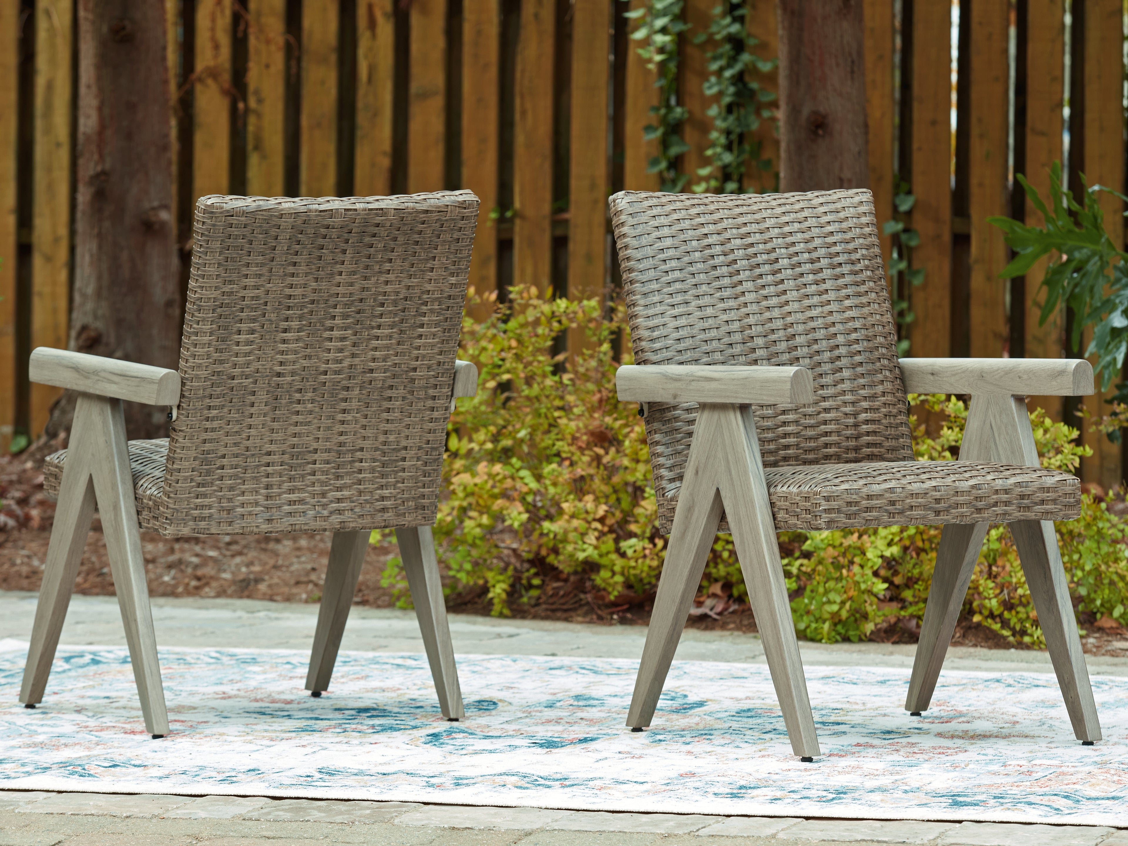 A2Z Furniture - Ashley Furniture - Cliff Trails Outdoor - Square Fire Pit Table / Beige - PCP690-772