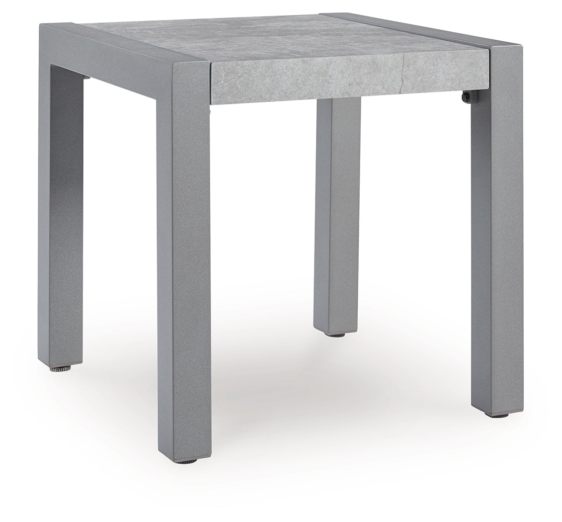 A2Z Furniture - Ashley Furniture - Hurley Park Outdoor - Chaise Lounge with Cushion / Gray - PCP695-815