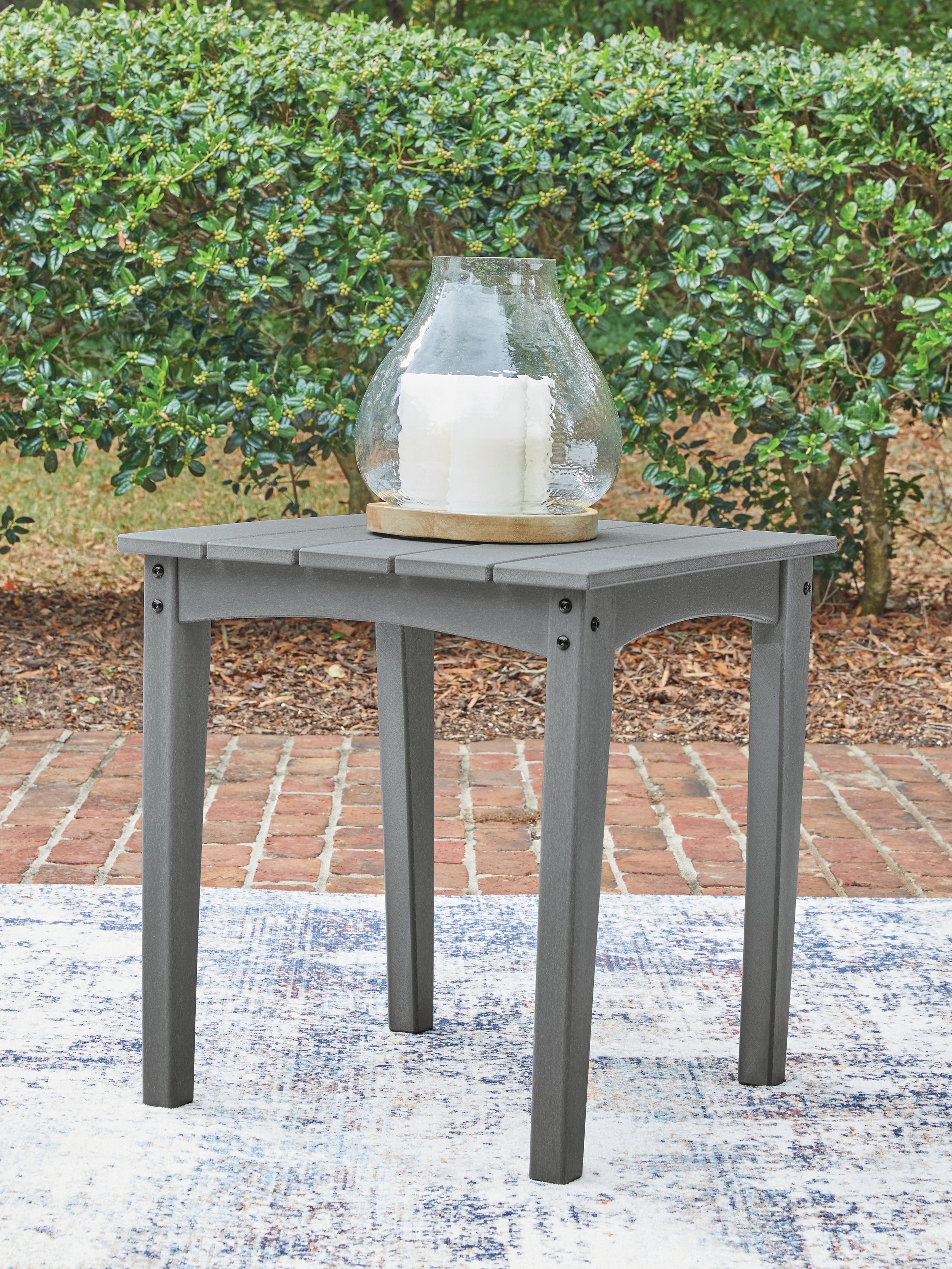 A2Z Furniture - Ashley Furniture - Cove Beach Outdoor - Square End Table / Gray - PCP803-702