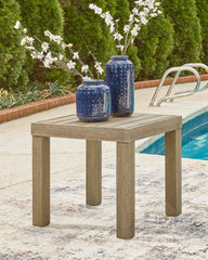 A2Z Furniture - Ashley Furniture - Silo Point Outdoor - Square End Table / Brown - P804-702
