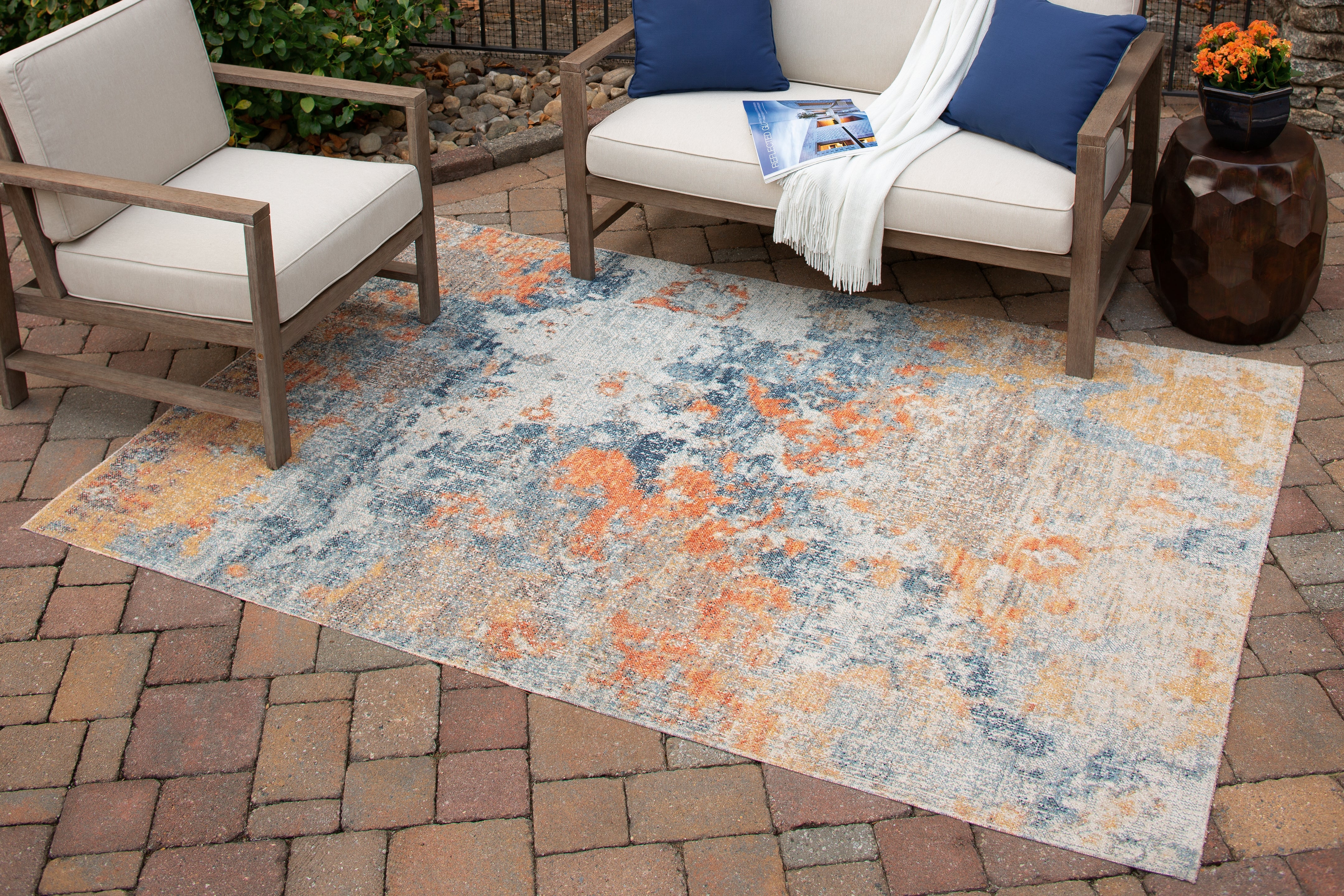 A2Z Furniture - Ashley Furniture - Wraylen Rug - 5'3" x 7' Rug / Multi - R405052