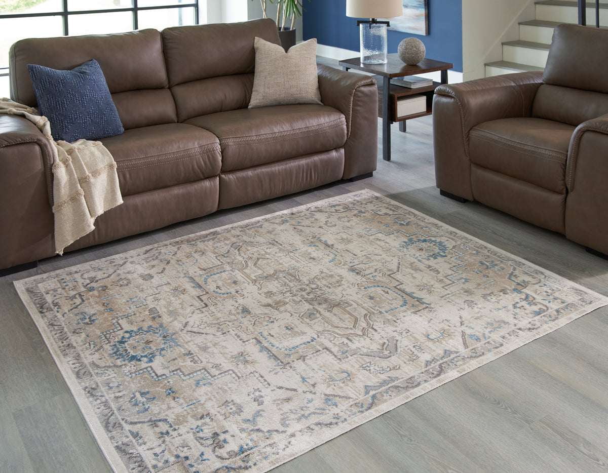 A2Z Furniture - Ashley Furniture - Barkham Rug - 7'10" x 10' Washable Rug / Multi - R405551
