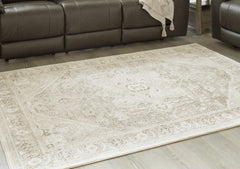 A2Z Furniture - Ashley Furniture - Gatwell Rug - 8' x 10' Rug / Ivory/Gray/Tan - R406511