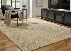 A2Z Furniture - Ashley Furniture - Janston Rug - 5' x 7' Rug / Ivory/Gray/Tan - R406862