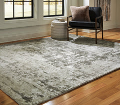 A2Z Furniture - Ashley Furniture - Valmontic Rug - 8' x 10' Rug / Gray - R406921